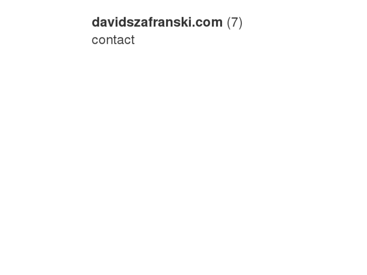 www.davidszafranski.com