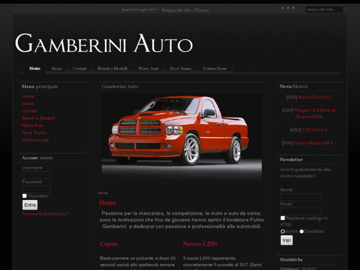 www.gamberiniauto.com