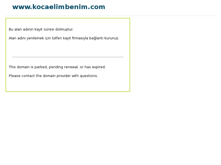 www.kocaelimbenim.com