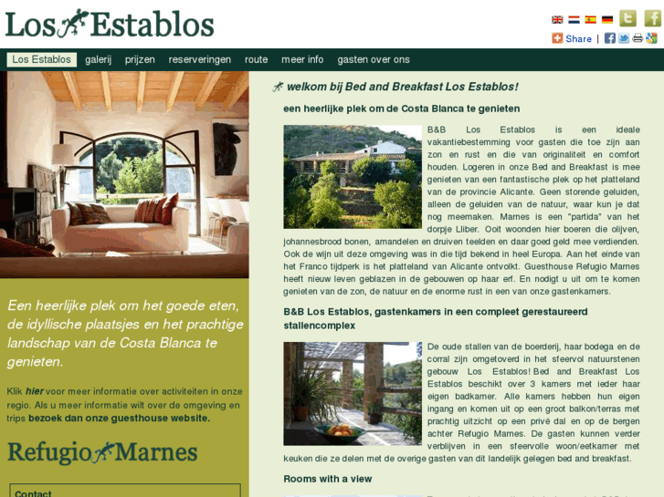 www.landelijk-gelegen-bed-en-breakfast-spanje.com