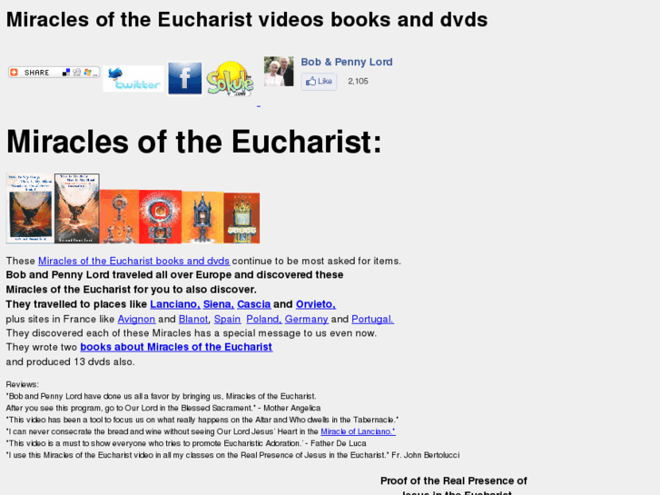 www.miraclesoftheeucharist.com