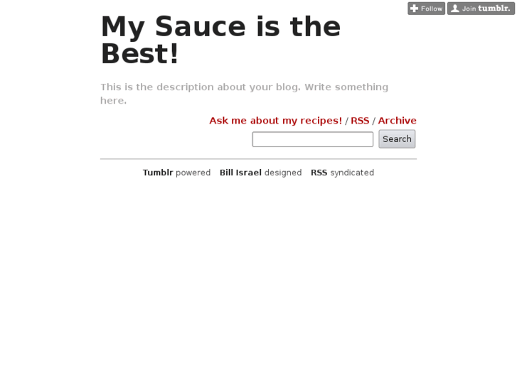 www.mysauceisthebest.com