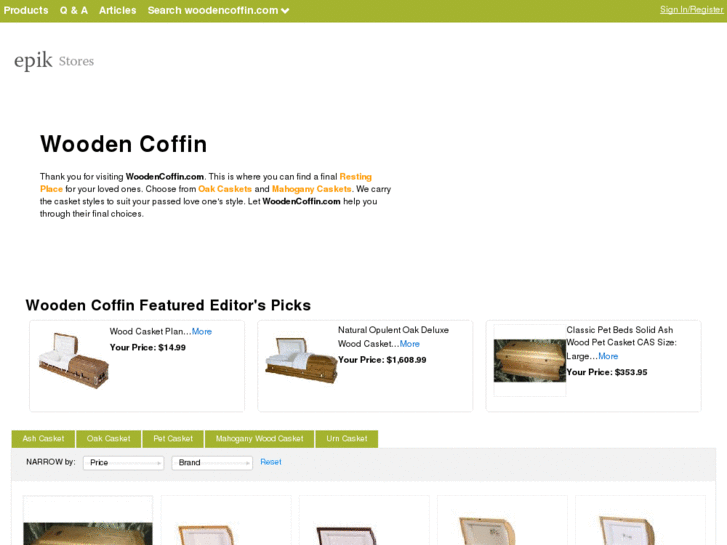 www.woodencoffin.com