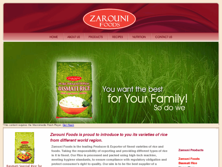 www.zarounifoods.com