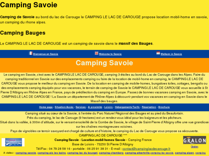 www.campinglacdecarouge.fr