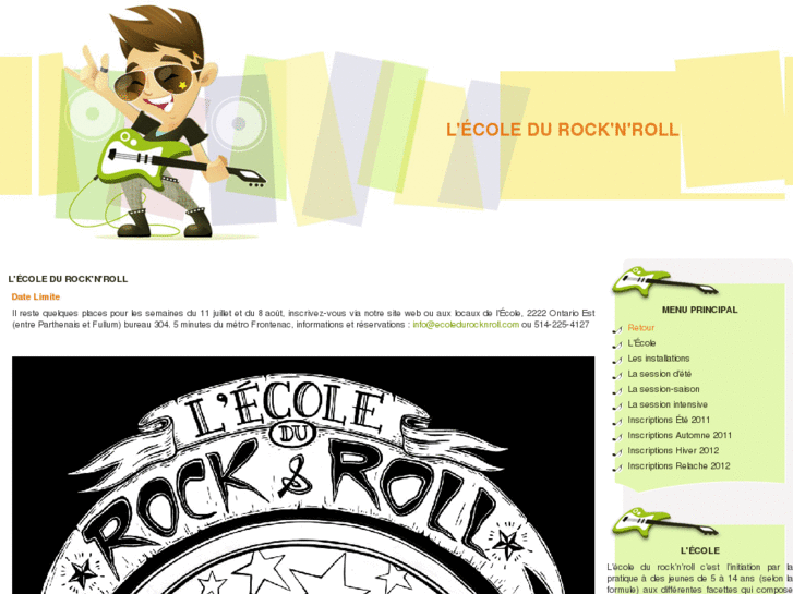 www.ecoledurocknroll.com