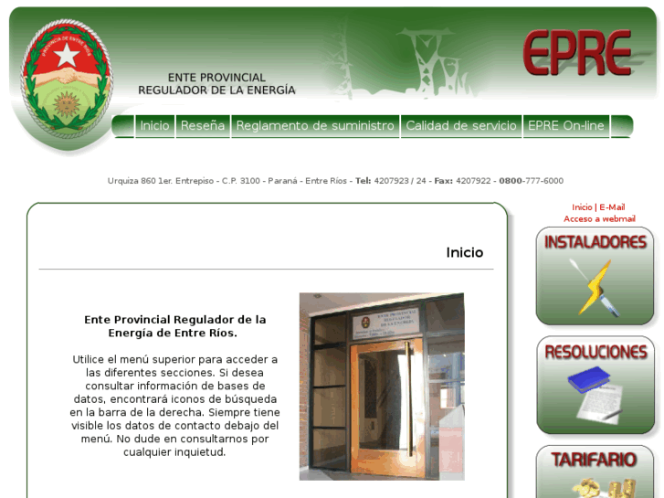 www.epre.gov.ar