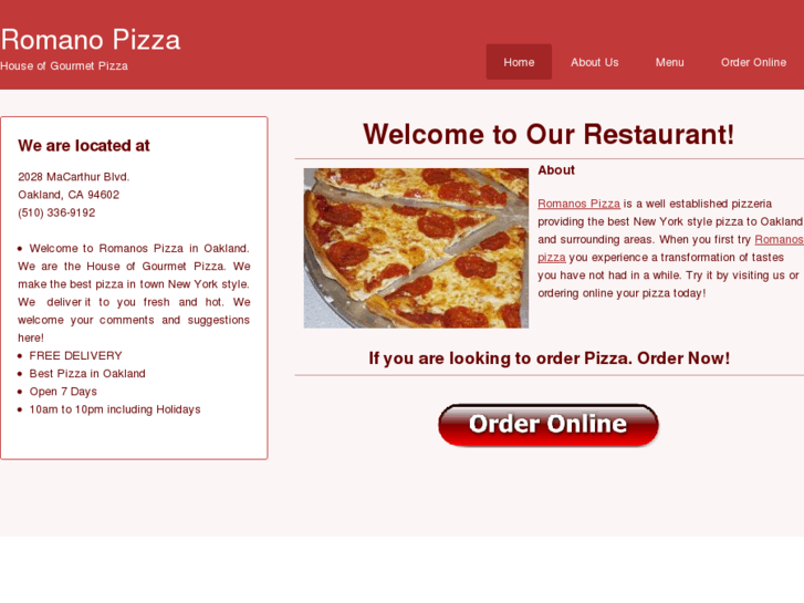 www.romanopizzas.com