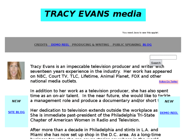 www.tracyevansmedia.com