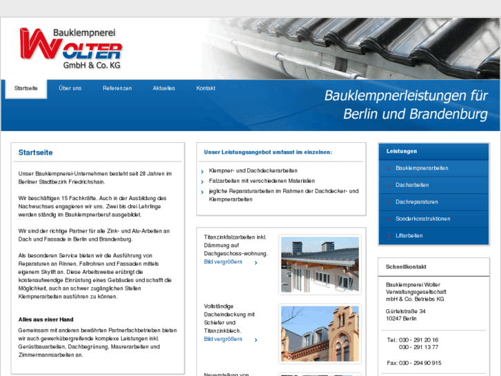 www.bauklempnerei-wolter.de