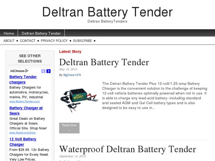 www.deltranbatterytender.org