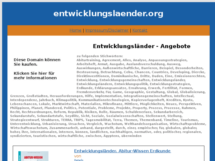 www.entwicklungslaender.org