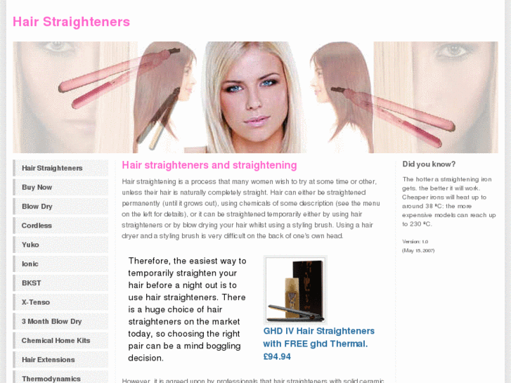 www.hairstraighteners.me.uk