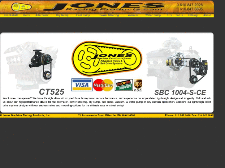 www.jonesracingproducts.com