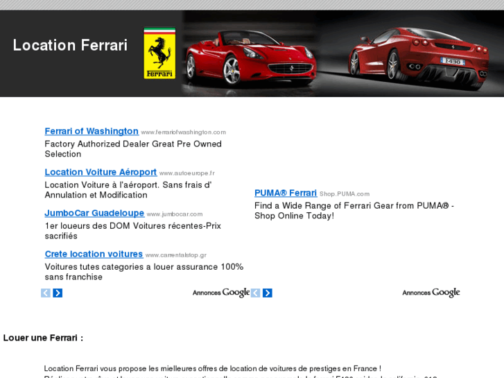 www.location-ferrari.fr