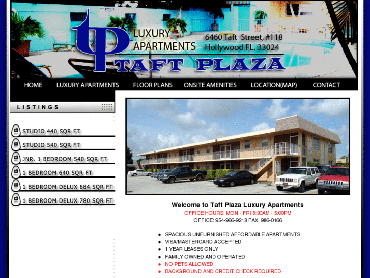 www.taftplazaapartments.com