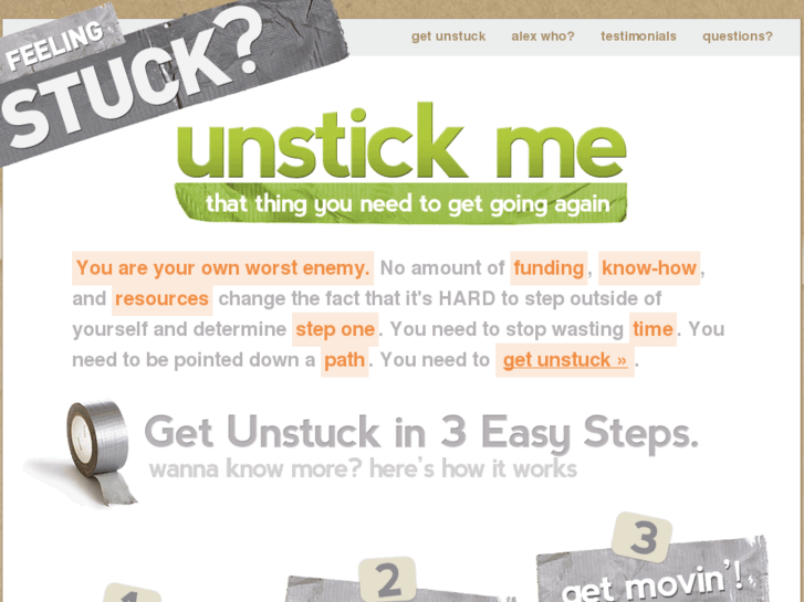 www.unstick.me