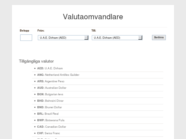 www.valutaomvandlare.net