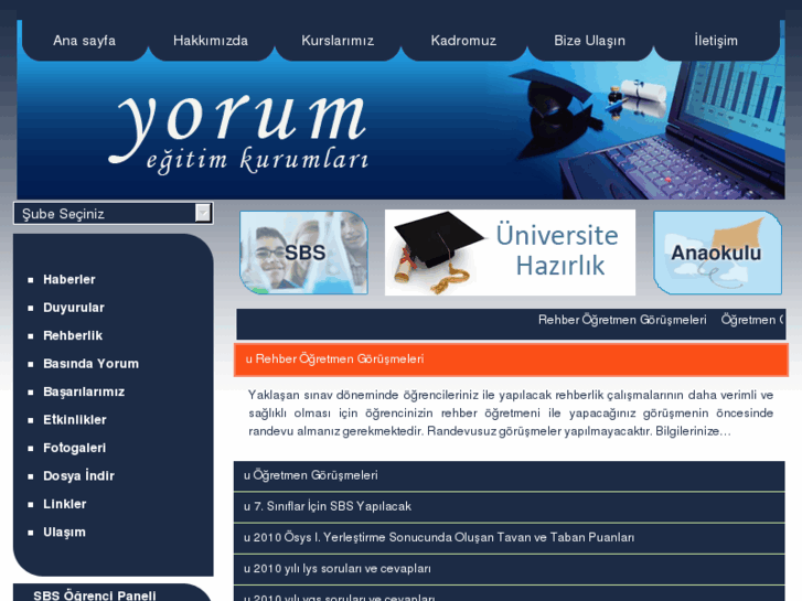 www.yorumdershanesi.com