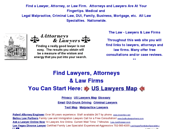 www.4attorneys-lawyers.com