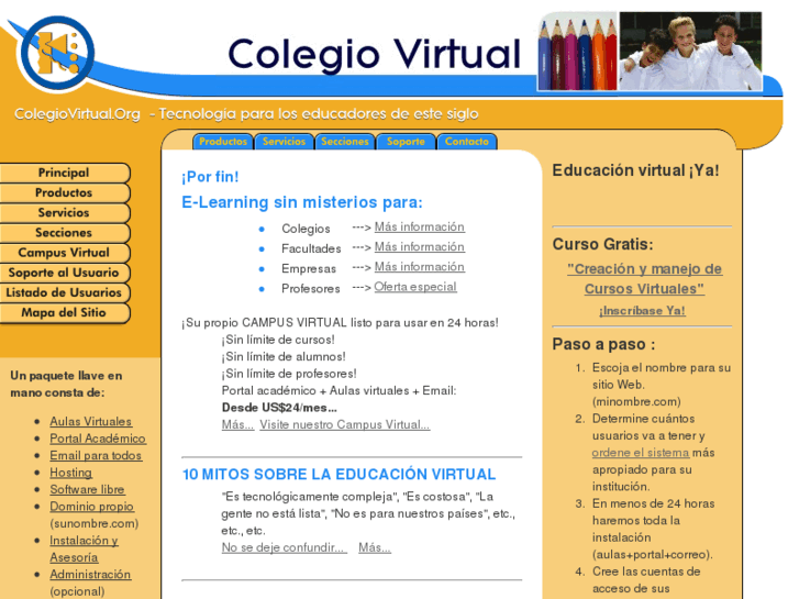 www.colegiovirtual.org