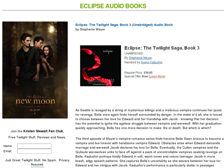 www.eclipseaudiobook.com