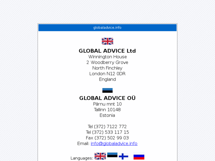 www.globaladvice.info