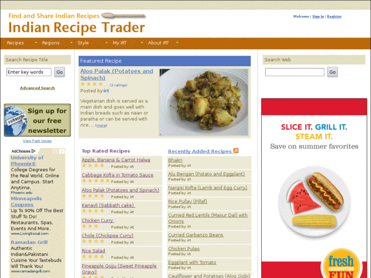 www.indianrecipetrader.com