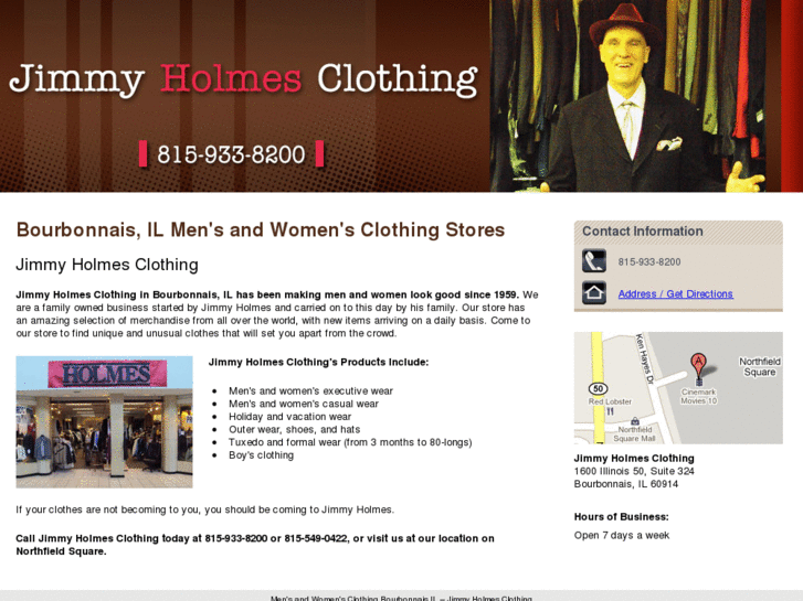 www.jimmyholmesclothing.com