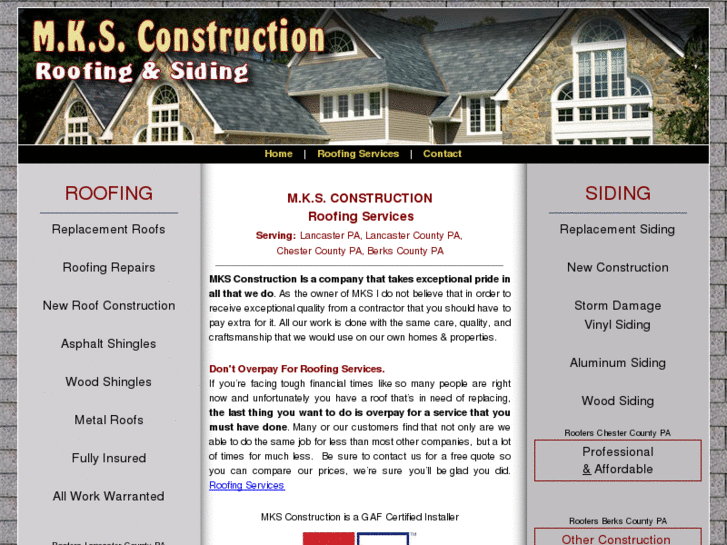 www.mksroofing.com