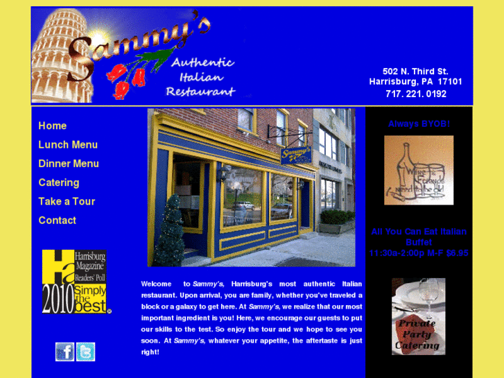 www.sammysitalianrestaurant.com