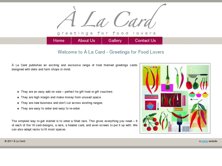 www.a-la-card.co.uk