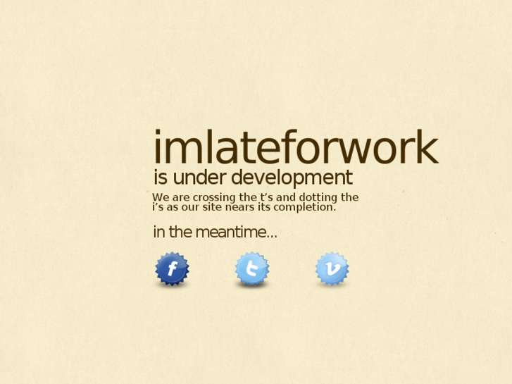 www.imlateforwork.com