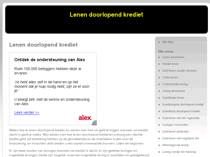 www.lenendoorlopendkrediet.net