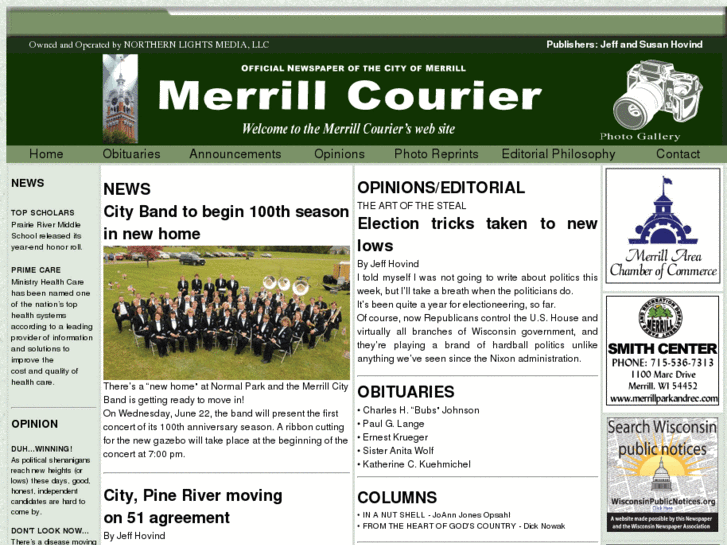 www.merrillcourier.net