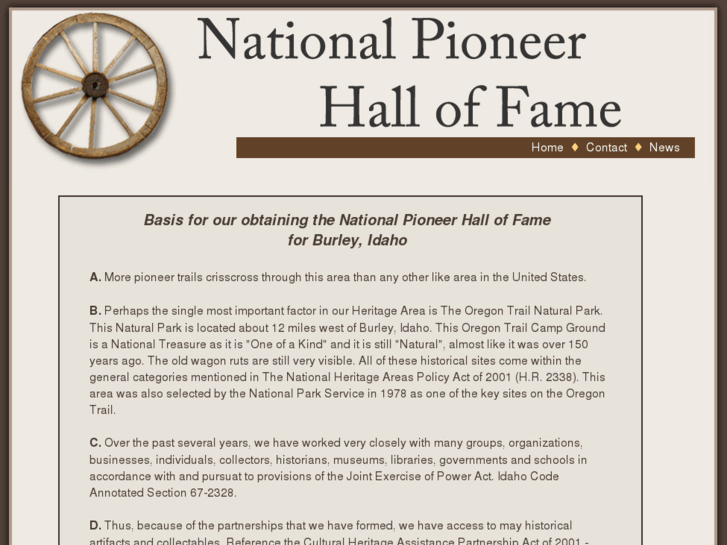 www.nationalpioneerhalloffame.com