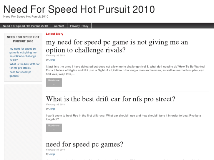 www.needforspeedhotpursuit2010.com