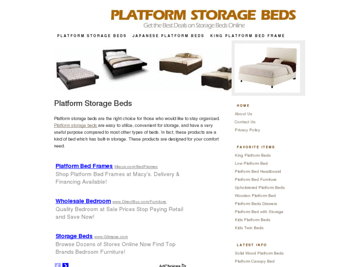 www.platformstoragebeds.net