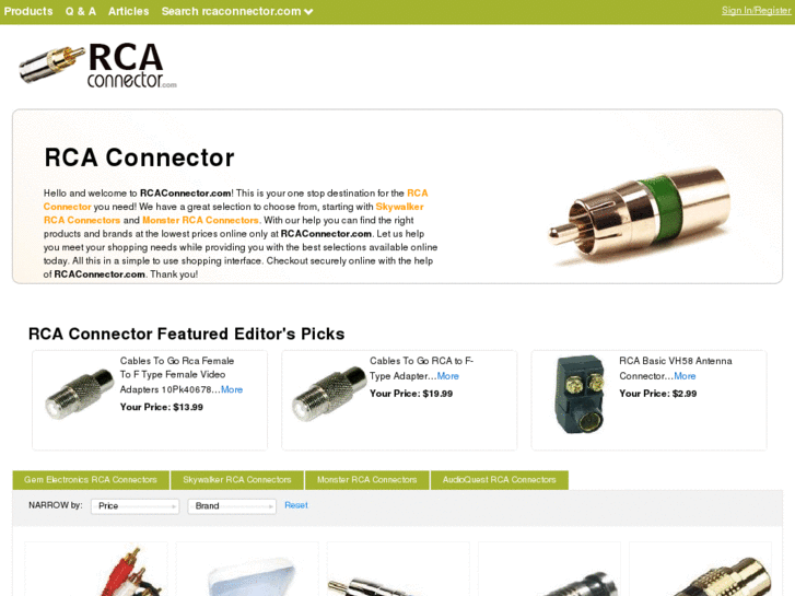 www.rcaconnector.com