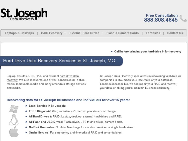 www.stjosephdatarecovery.com