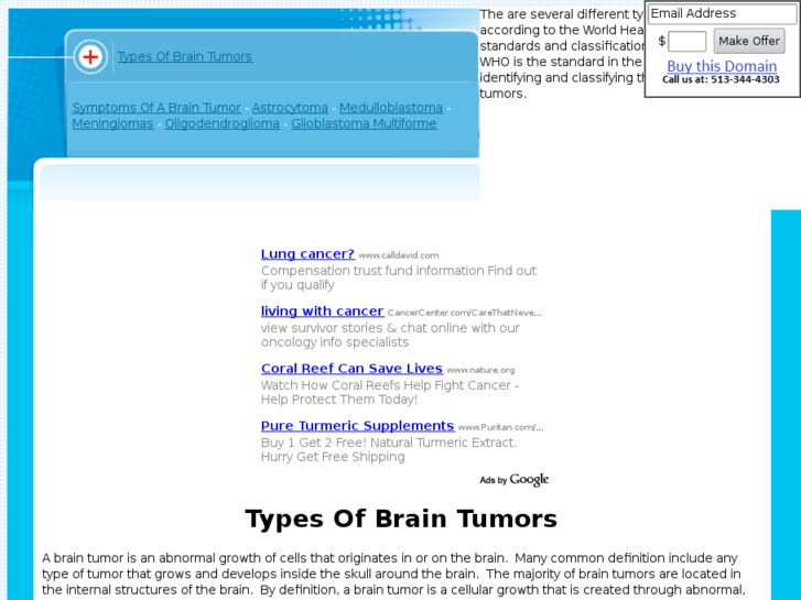 www.typesofbraintumors.com