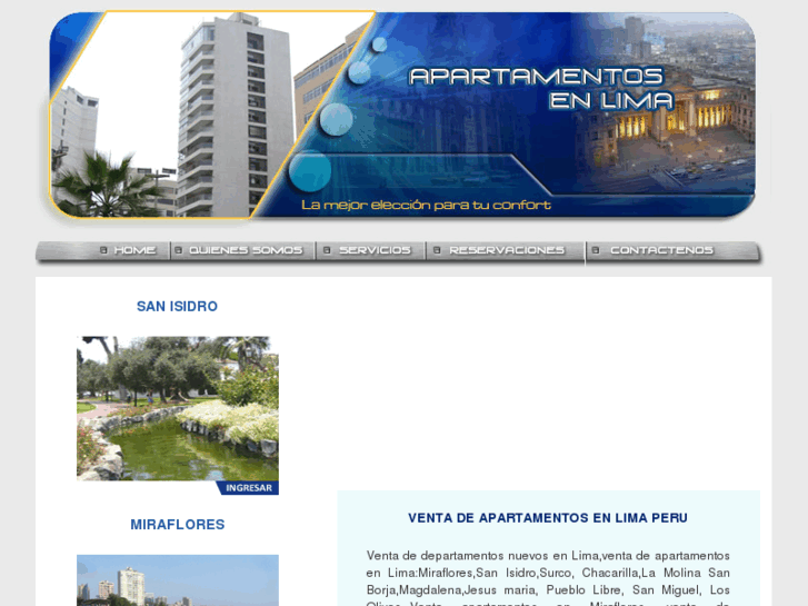 www.ventadeapartamentosenlima.com