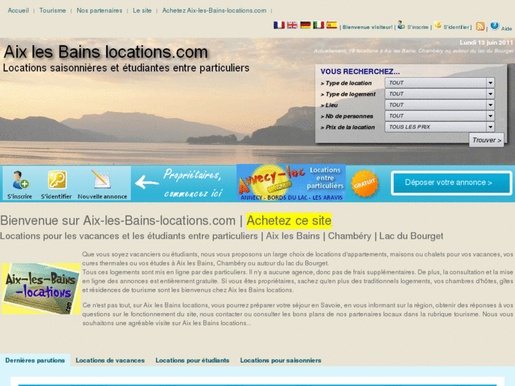 www.aix-les-bains-locations.com