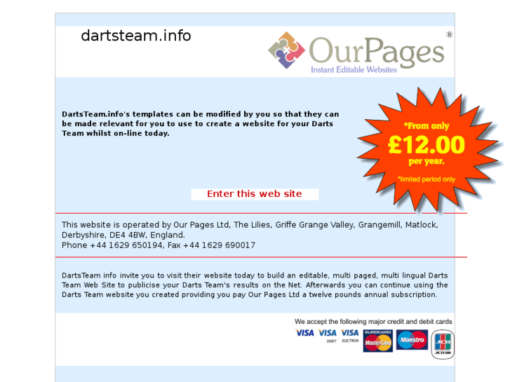 www.dartsteam.info