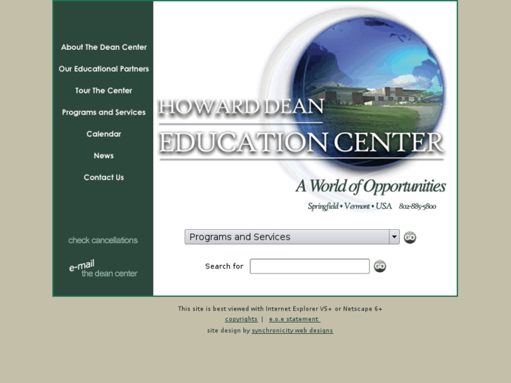 www.deancenter.org