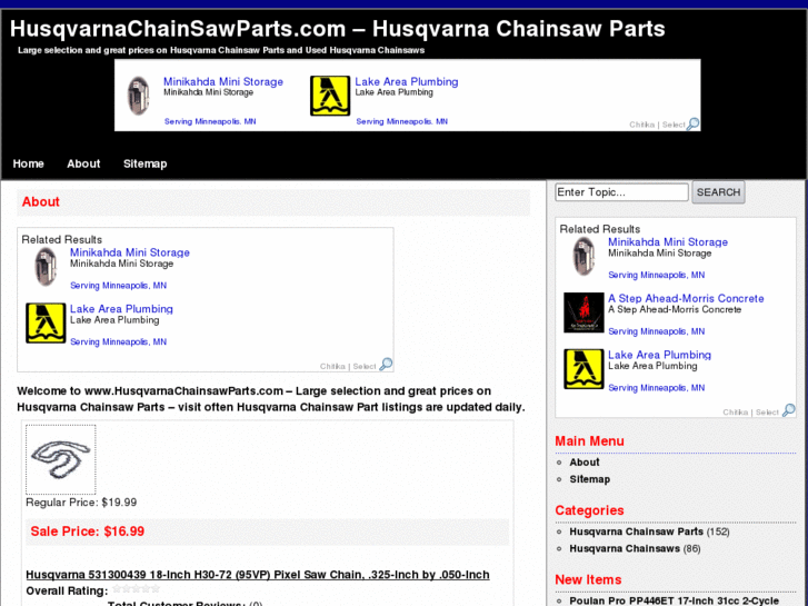 www.husqvarnachainsawparts.com