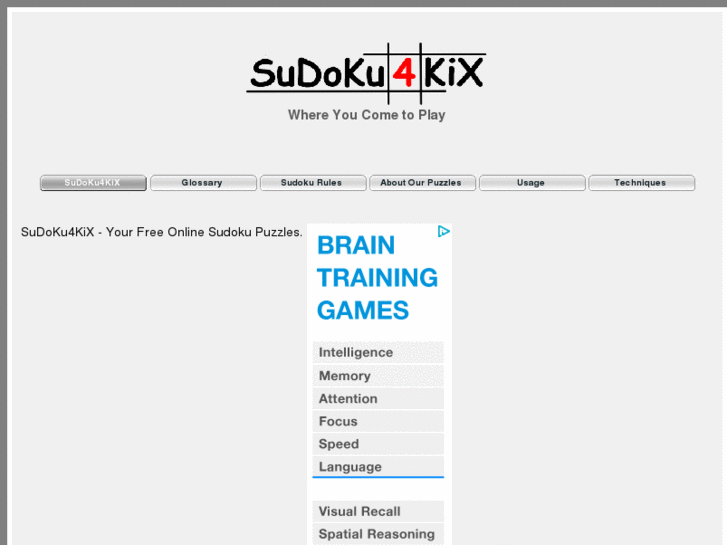 www.sudoku4kix.com