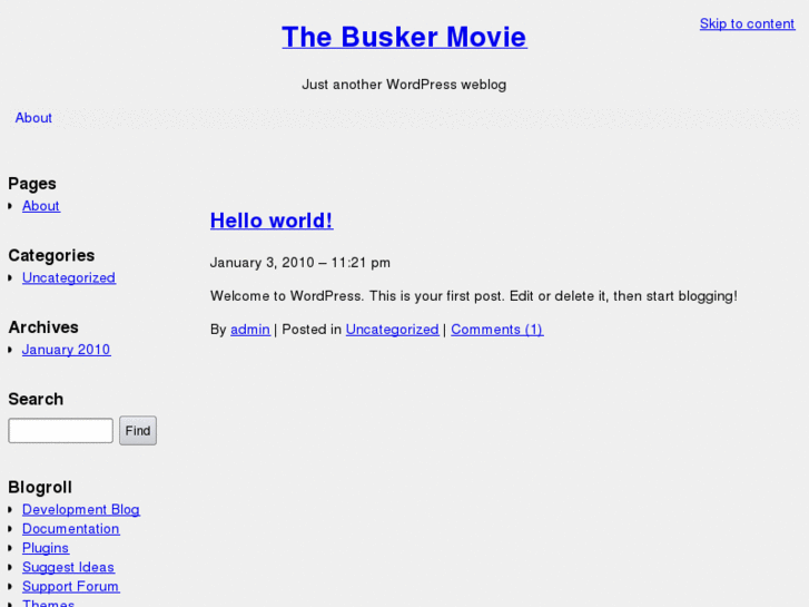 www.thebuskermovie.com