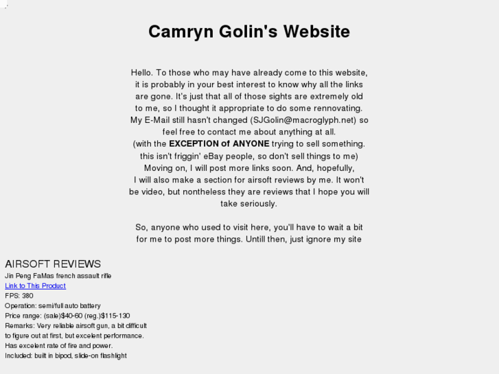 www.camgolin.net