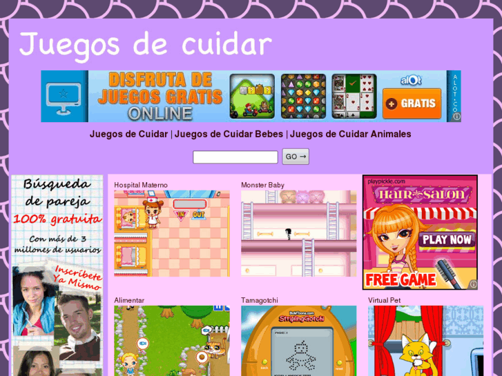 www.juegoscuidargratis.com